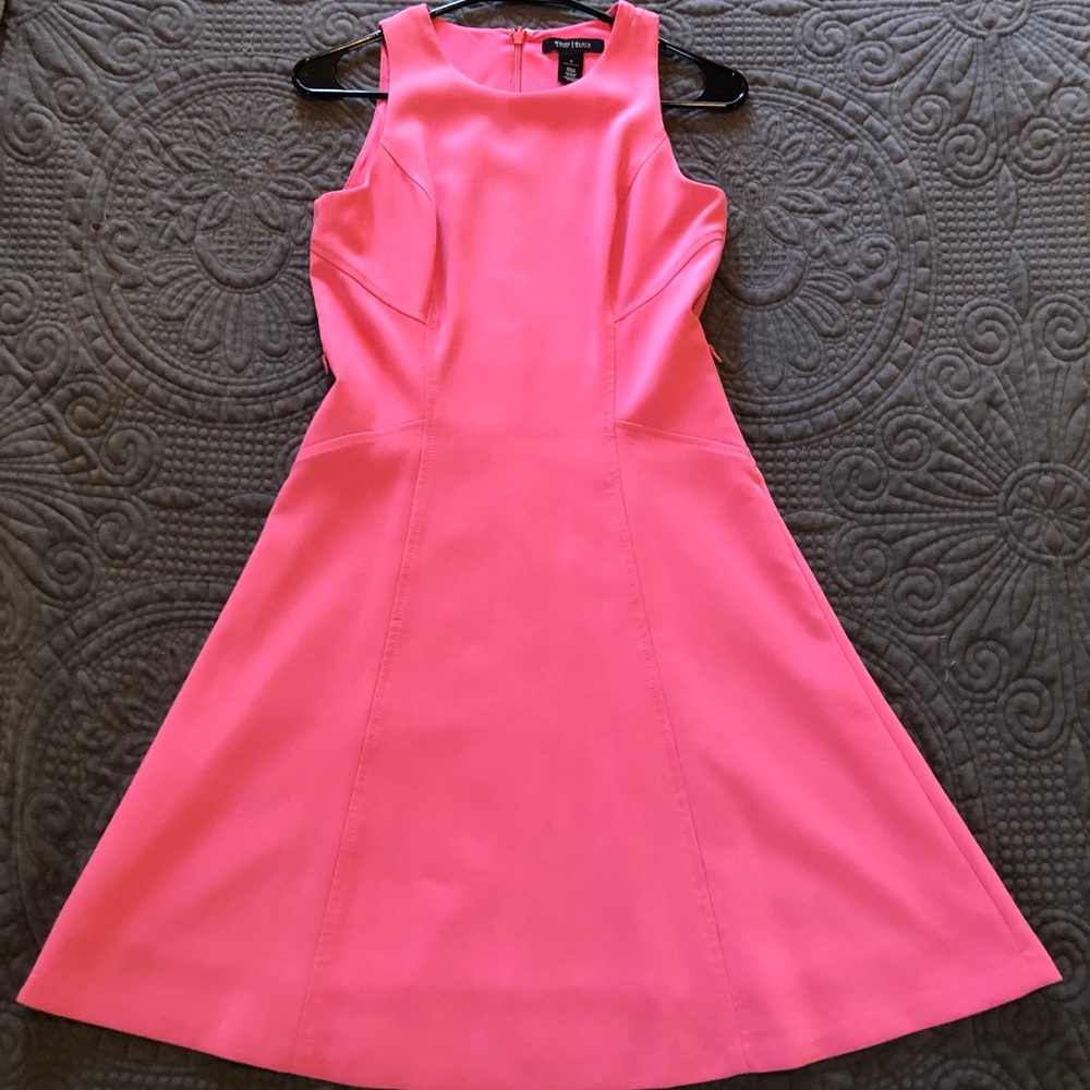 White House Black Market. Pink. Flare Dress